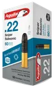 Aguila Sniper Subsonic Ammo Brass .22 LR 50-Rounds 60 Grain LRN - Aguila Ammo