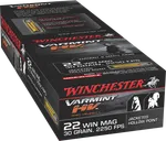 Winchester Varmint HV Rimfire Ammo Brass .22 Mag 50-Rounds - Winchester