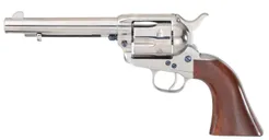 Taylors and Co 1873 Gunfighter Nickel .45 Colt 5.5 Barrel 6-Rounds Wood Grips - Taylors and Company