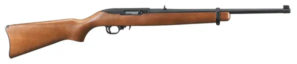 Ruger 10/22 Carbine Black / Hardwood Stock .22LR 18.5 Barrel 10-Rounds - Ruger