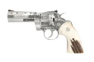 Colt Firearms Python Stainless Engraved .357 Mag / .38 SPL 4.25 Barrel 6-Rounds Stag Grips - Colt