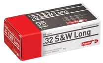 Aguila Pistol Rounds Brass .32 SW Long 50-Rounds 98 Grain LRN - Aguila Ammo