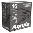 Aguila Buckshot 16 GA-2.75 1-1/8oz 1Buck Shot  25-Rounds - Aguila Ammo