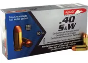 Aguila Ammunition .40S&W 180gr FMJ 50rd - Aguila Ammo