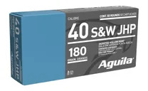 Aguila Handgun Ammunition .40 SW 180 Grain 50-Rounds JHPFN - Aguila Ammo