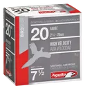 Aguila High Velocity Field 20 GA #8 25-Rounds 2.75 - Aguila Ammo
