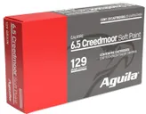 Aguila Interlock Brass 6.5 Creedmoor 129 Grain 20-Rounds BTSP - Aguila Ammo