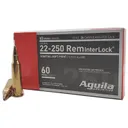 Aguila Interlock Brass .22-250 Rem 60 Grain 20-Rounds BTSP - Aguila Ammo