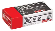 Aguila Pistol Brass .380 Ammo 95-Grain 50-Rounds FMJ - Aguila Ammo