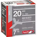 Aguila Shotgun Ammunition 20 GA-2.75 #7.5 Shot 1 oz 250-Rounds - Aguila Ammo