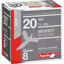 Aguila Shotgun Ammunition Shotshell 20 GA-2.75 #8 Shot 1 oz 250-Rounds - Aguila Ammo