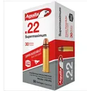 Aguila Supermaximum Brass .22 LR 30-Grain 50-Rounds CPSP - Aguila Ammo