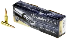 ALEXANDER ARMS LLC OEM 6.5 GRENDEL LAPUA SCENAR 123GR HOLLOW POINT 20 ROUNDS PER BOX - Alexander Arms