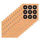 Allen EZ Aim Adhesive Splash 2 Bullseye 12 Sheets - Allen Company