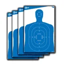 Allen EZ Aim 23x35 Silhouette Paper Target Blue 4 Pack - Allen Company