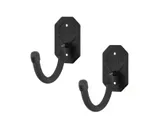 Allen Defender Hooks Black Steel Screw On 3.50 Long 2 Pack - Allen Company