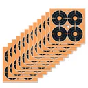 Allen EZ Aim Splash Self-Adhesive Paper 3 Bullseye Black/Orange 12 Pack - Allen Company