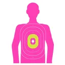 Allen In the Pink Silhouette Paper Target Pink 3-Pack - Allen Company