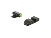 AmeriGlo Spartan Sight Sight Yellow Front / Green Rear for Springfield Hellcat - Ameriglo