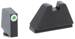 AmeriGlo Tall Night Sights Suppressor Height Green Front / Black Rear for Glock Gen1-5 - Ameriglo