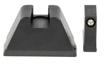AmeriGlo Tall Night Sights Suppressor Height 3XL Green & Black Front / Black Rear for Glock Gen1-5 - Ameriglo