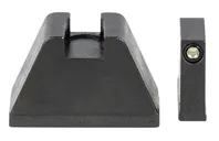 AmeriGlo Tall Night Sights Suppressor Height XL Green Front / Black Rear for Glock Gen1-5 - Ameriglo