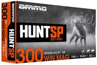 Ammo Inc. Hunt Brass .300 Win 180 Grain 20-Rounds SP - Ammo Inc