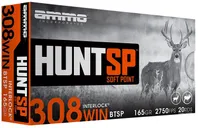 Ammo Inc. Hunt Brass .308 Win 165 Grain 20-Rounds SP - Ammo Inc