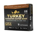 Apex Ammunition Turkey TSS 28 GA #9 Shot 1.375 oz 5-Rounds - Apex Ammunition