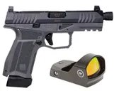Arex Delta M Tactical Gray 9mm 4.6 Barrel 17-Rounds w/ Crimson Trace Red Dot - Arex