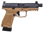 Arex Delta M Tactical Flat Dark Earth 9mm 4.6 Threaded Barrel 17-Rounds OR - Global Ordnance