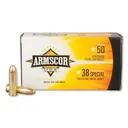 Armscor Pistol Brass .38 SPL 158 Gr 50-Rounds Full Metal Jacket - Rock Island Armory