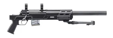 B&T SPR300 Integrally Suppressed Pistol Kit .300 AAC Blackout 9.8 Barrel 10-Rounds w/ Scope Rings  Bipod - B&T