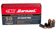 Barnaul Pistol Steel Polycoated .40 S&W 165gr HP 50 rds per box - Barnaul