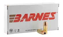 Barnes Bullets Defense JHP 9mm 115 Grain 20-Rounds SJHP - Barnes Bullets