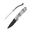 Bear and Sons Cutlery Edge White Folding Knife 3 Drop Point 440 Stainless Blade - Bear and Son Cutlery