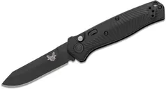 Benchmade Mediator AUTO Folding Knife 3.30 S90V Black Cerakote Plain Blade - Benchmade