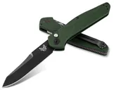 Benchmade Osborne AUTOMATIC Knife 3.4 Plain Edge Black DLC Finish Blade - Benchmade