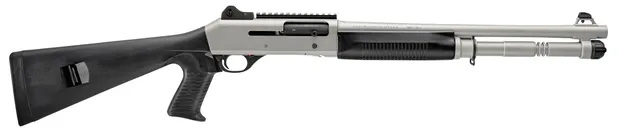 Benelli M4 H2O Tactical Titanium / Black 12 GA 18.5 Barrel 5-Rounds w/ Pistol Grip Stock - Benelli
