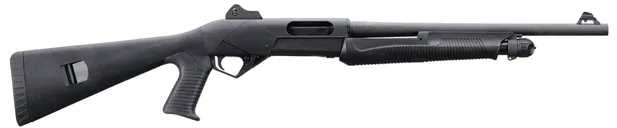 Benelli SuperNova Tactical 12 GA 18 Barrel 4-Rounds Pistol Grip Stock & Ghost Ring Sights - Benelli