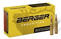 Berger Bullets Match Brass .300 Norma Mag 230 Grain 20-Rounds Hybrid OTM - Berger Bullets