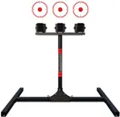 Birchwood Casey Plate Rack Black/Red AR500 Steel 3-Target - Birchwood Casey