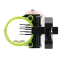 Black Gold Rush Black 5 Pin .019 4 Dovetail Archery Sight - Black Gold