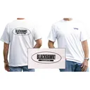 Blackhawk! T-Shirt Oval Logo White - Blackhawk