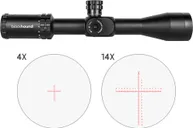 Blackhound Genesis 4-14x44mm FFP Illuminated ALPHA Reticle - Blackhound Optics