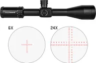 Blackhound Genesis 6-24x50mm FFP MIL Illuminated ALPHA Reticle - Blackhound Optics