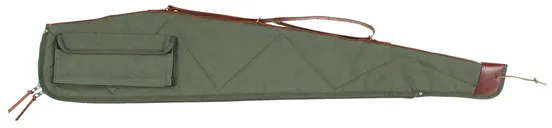 Bob Allen Canvas Rifle Case Green 48 with Full-Length Zipper - Bob Allen