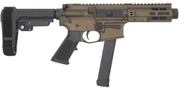Brigade BM-9 Pistol Midnight Bronze 9mm 6.5 Barrel 33-Rounds w/ SBA3 Brace - Brigade Firearms