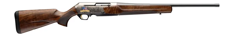Browning BAR MK4 Medallion Americana Turkish Walnut / Nickel 7mm Rem Mag 24 Barrel 3-Rounds - Browning