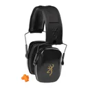 Browning Buckmark III Black / Gold Hearing Protection Ear Muffs 27dB - Browning